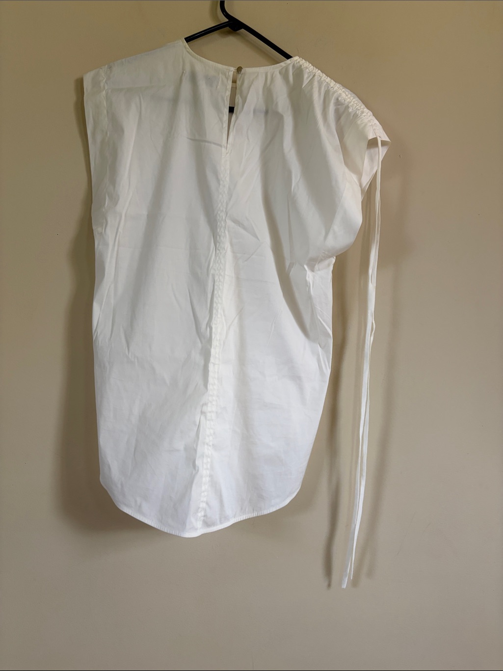 Lee Mathews White Split-Sleeve Tank Top L5 — image 6 of 8